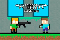 Venner Battle Gunwars er et morsomt plattformspill for to spillere