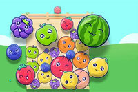 Slipp, slå sammen og dyrk frukter for å få poeng og bruk power-ups for å