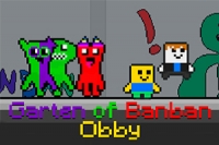 Obby må overleve monstrene i Garden of Banban