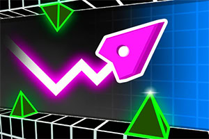Geometry Vibes 3D er et raskt 3D-refleksspill