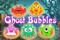 Fjern alle spøkelser i dette halloween-boblespillet