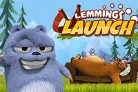 Lemmings Launch er et typisk kanonspill
