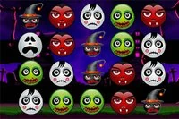 Koble sammen Halloween-figurer i grupper på minst 3 for å eliminere dem