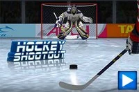 Skyt pucken med kraft og presisjon og beseir målvakten!