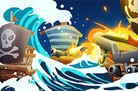 Bli den beste piraten i dette actionfylte skipskamp-spillet