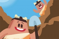 På tide å jobbe i Idle Craft 3D
