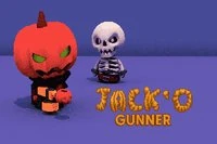 Jack-O Gunner er et actionspill med overlevelsesmodus og Halloween-tema