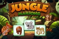 Jungle Mahjong er et flisbasert spill der du matcher par
