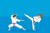 Karate King Online er et gratis spill hvor du kan kjempe gjennom jungelen for