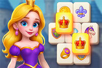Bli med til det magiske kongeriket i Kings & Queens Mahjong!