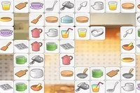 Finn par av identiske Mahjong-brikker i dette kjøkkeninspirerte Mahjong