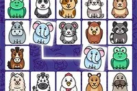 I Kris Mahjong Animals må du være klar til å teste oppmerksomheten din!