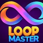 Fargerik evighetssymbol grafikk med teksten Loop Master nedenfor