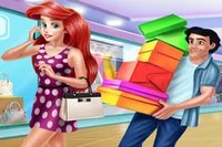Ariel og Eric drar til kjøpesenteret for en kjempefin shoppingettermiddag