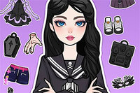 Skap magiske antrekk i Magical Diary: Paper Dress Up