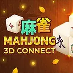 Mahjong-terninger med kinesiske tegn og symboler mot en brun bakgrunn med høstblader