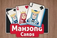 Dette mahjong-spillet bruker bilder av spillekort