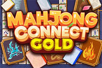 Koble sammen like Mahjong-brikker