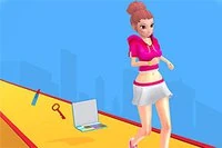 Makeover Run er et morsomt parkourspill