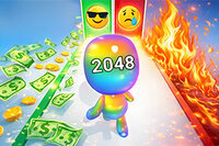 Løp, slå sammen tall og bli en tallhelt i Man Runner 2048