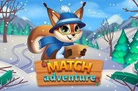 Bli med ekornet Gemmy på en spennende reise i Match Adventure