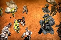 Nøyaktig militærkampsimulator med realistiske meksroboter
