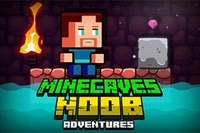 Bli med Steve i noob-verdenen for å samle alle juvelene og unngå farlige