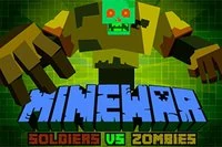 Ha det gøy med et underholdende spill av episke kamper MineWar Soldiers vs
