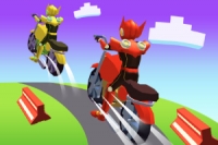 Her er et motorsykkel-racer arkadespill