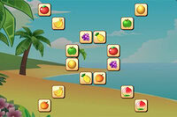 Hjelp apen med å fjerne all frukten i dette Mahjong Connect-spillet