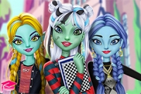 Frigjør din indre fashionista med Monster Girls High School Squad