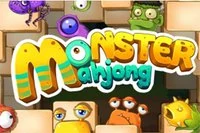 Match monster-inspirerte mahjongbrikker for å fullføre nivåer