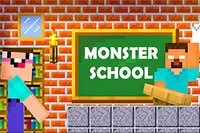 Velkommen til Minecraft-skolen med helter som Noob, Enderman, Herobrine og flere