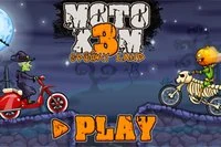 Moto X3M Spooky Land: Halloween med motorsykler!