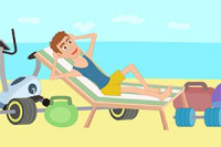 Bygg muskler for en tynn fyr i sports-spillet Muscle Clicker 2