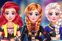 Prinsessene Anna, Elsa, Snøhvit og Ariel er mer font FF spill