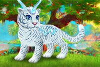 Ta vare på en fantasitiger i dette magiske makeover-spillet!