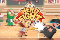 Nerd Fight er et Tap RPG-spill der spilleren bygger en hær av nerder for å