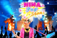 Hjelp nykommer og popstjerne Nina med å forberede seg til showet i dette