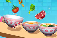 Noodle Stack Runner er et morsomt parkourspill
