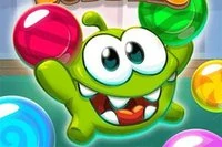 Om Nom: Bubbles er et 60-sekunders boblespill med den ikoniske Om Nom