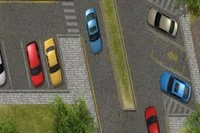 Kjør en taxi og parker den i merkede parkeringsplasser
