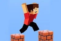 Kryss farlige Minecraft-landskap i dette 3D parkour-spillet!