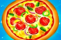 Klikk på pizzaen for å bygge ditt imperium