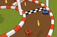 Sett i gang på banen og brenn gummi i dette utfordrende racingspillet!