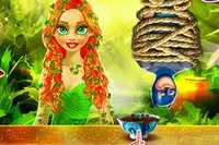 Hjelp Poison Ivy med å utvikle et frø til en monstrøs ny art!