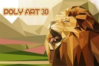 I dette spillet må du gjenopprette poly-art.