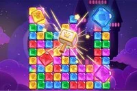 Match-3 puslespill Pop Jewels fengsler i timevis