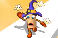 I dette racingspillet er målet ditt å lage mest mulig popcorn