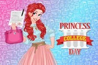 Prinsessen gjør seg klar for en travel dag på campus